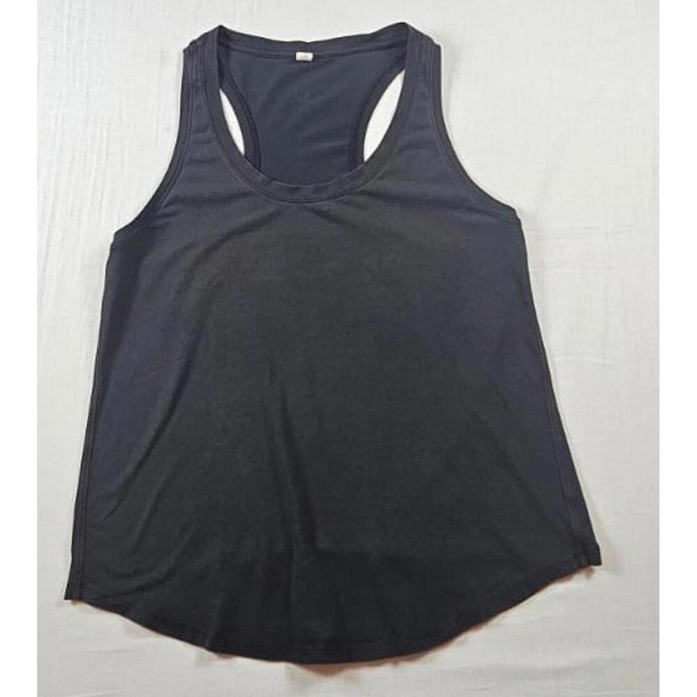 Lululemon Tank Top Womens 8 Black Racerback Stretch Lightweight Yoga Gym Active
